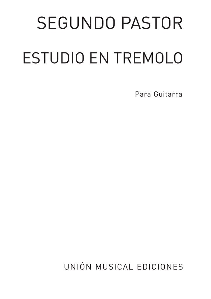 Estudio En Tremolo
